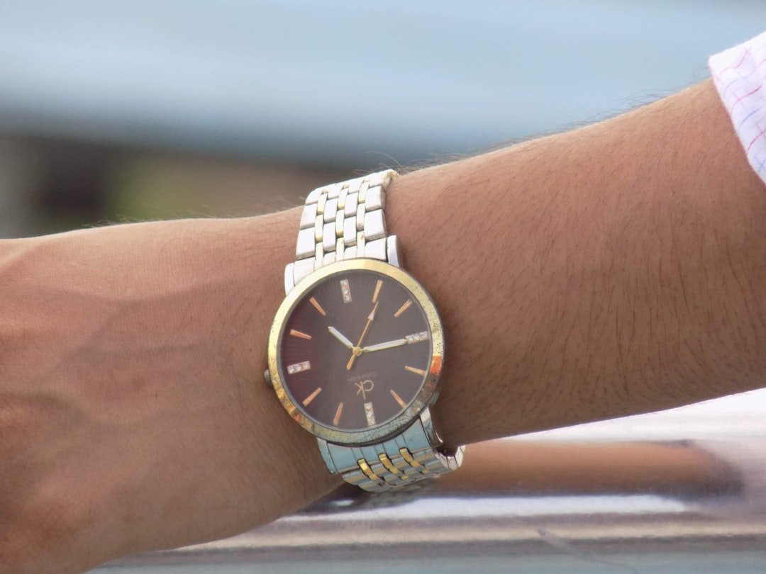 Modern smartwatch and classic analog watch comparison