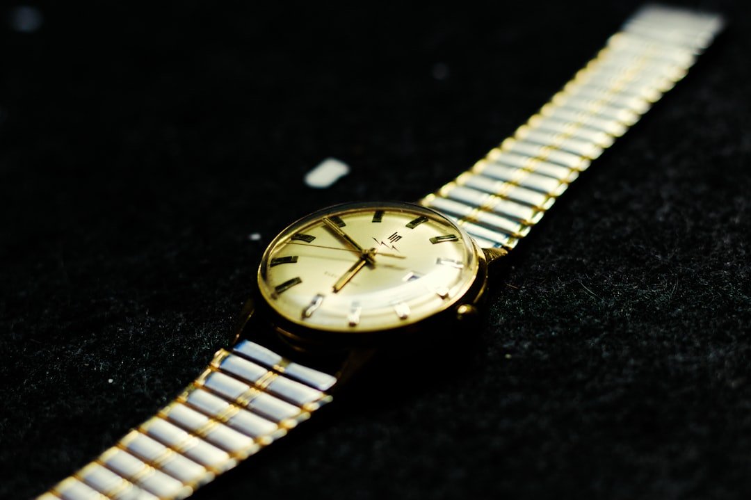 Vintage watch restoration process showing tools and components